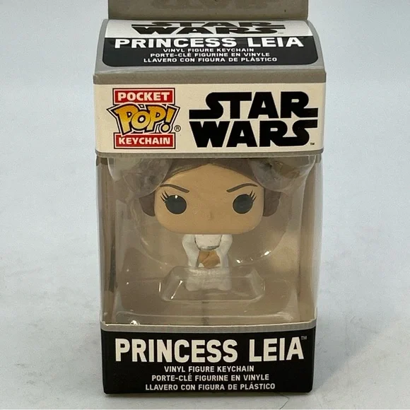 Funko Pocket Pop Keychain Star Wars Princess Leia Vinyl Figure NEW Disney - Picture 1 of 9